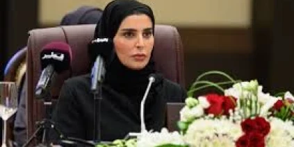 وزيرة الدولة القطرية للتعاون الدولي تجدد وقوف بلادها إلى جانب سوريا