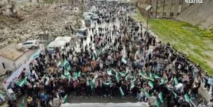 مظاهرات عارمة في المدن السورية ضد قانون إعدام الأسرى الفلسطينيين