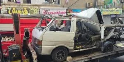 إصابة خمسة مدنيين جراء انفجار حافلة في حي الورود بدمشق