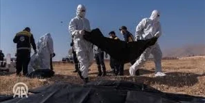 العثور على مقبرة جماعية في ريف حماة الشرقي