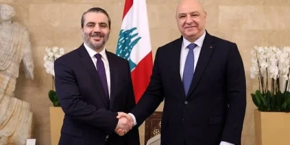 عون: زيارة الشيباني تؤكد الحرص على إقامة علاقات سليمة بين سوريا ولبنان