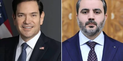 الشيباني وروبيو يبحثان تعزيز العلاقات الثنائية ودعم استقرار ونمو اقتصاد سوريا