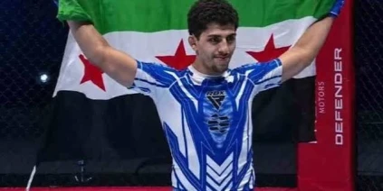 السوري حمزة الحاج علي يتصدر التصنيف العالمي للفنون القتالية المختلطة ‏