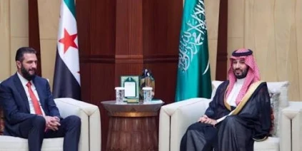 ولي العهد السعودي يستقبل الرئيس السوري في الرياض
