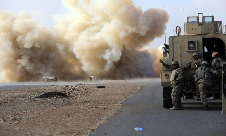 صورة أرشيفية لانفجار في العراق (إنترنت)