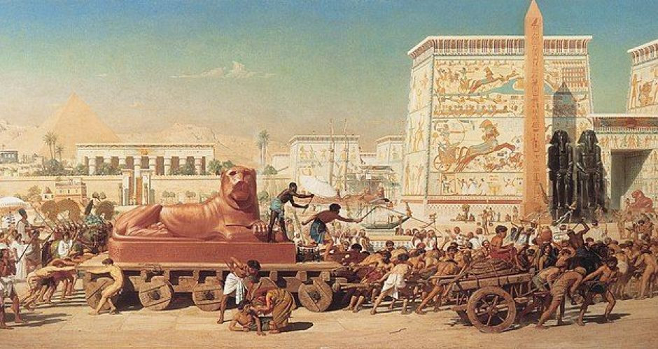 عمل اليهود قسريًا خلال فترة وجودهم في مصر (إدوارد بوينتر)