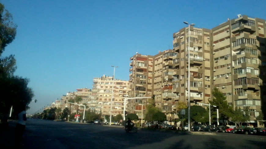 أوتوستراد المزة في مدينة دمشق (إنترنت)