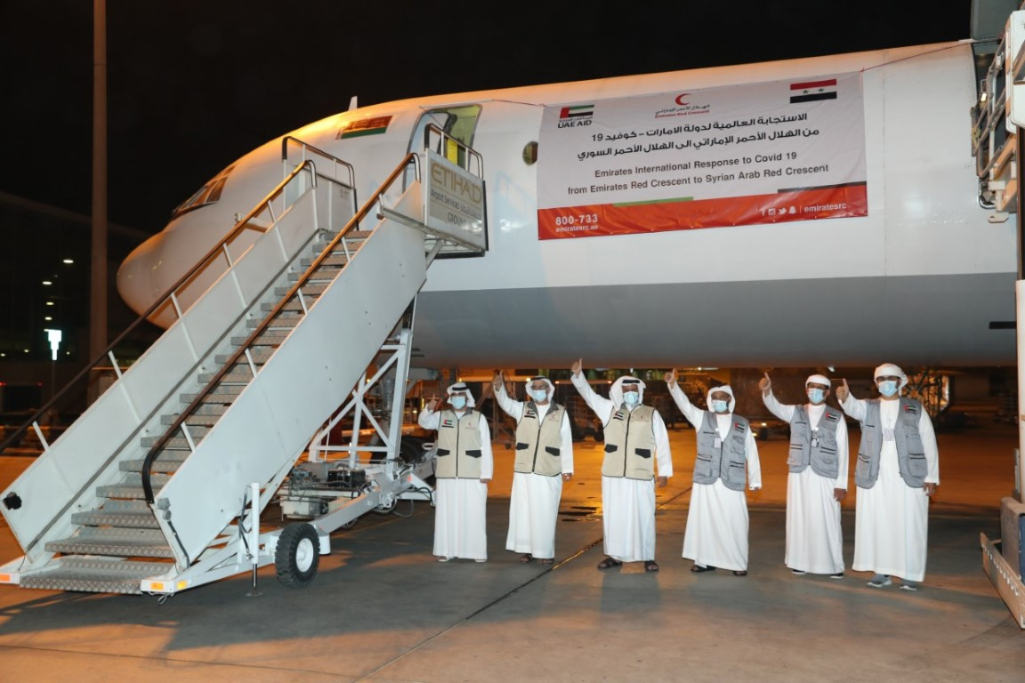 طائرة المساعدات الإماراتية (إنترنت)