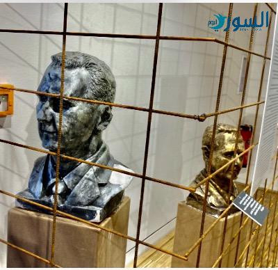 صورة تعبيرية لمجسم بشار الأسد خلف القضبان(خاص بالسوري اليوم)