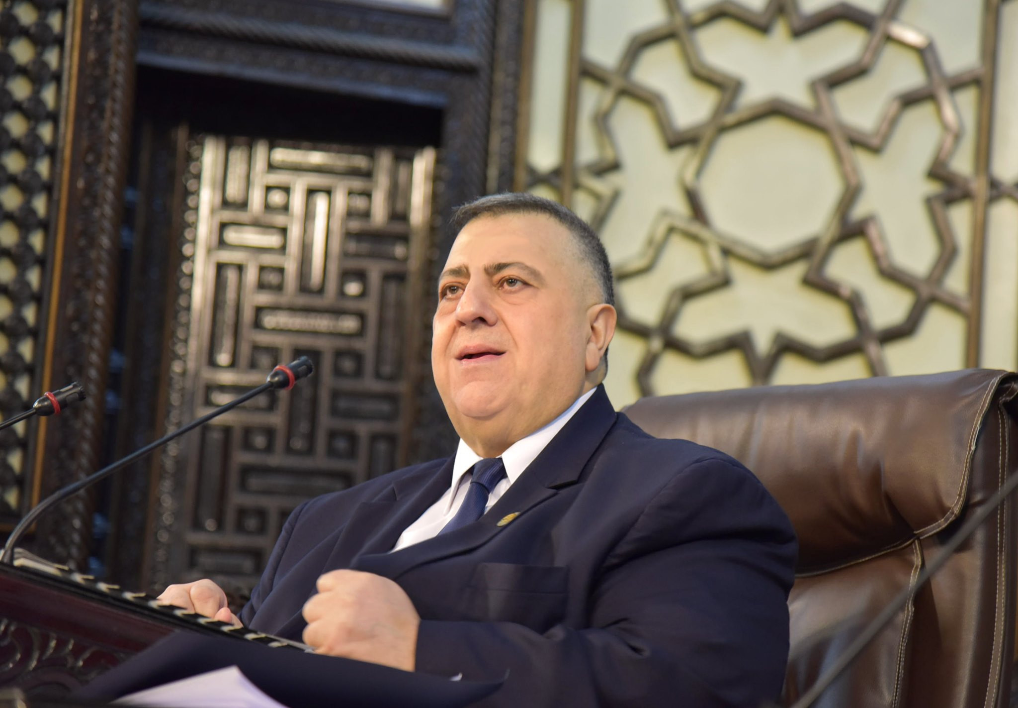 حمودة صباغ رئيس مجلس الشعب السوري في حكومة النظام