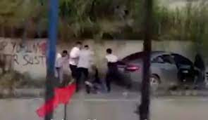 الشبان الاتراك يعتدون على اللاجئ السةري محمد سلمو / كاميرا مراقبة