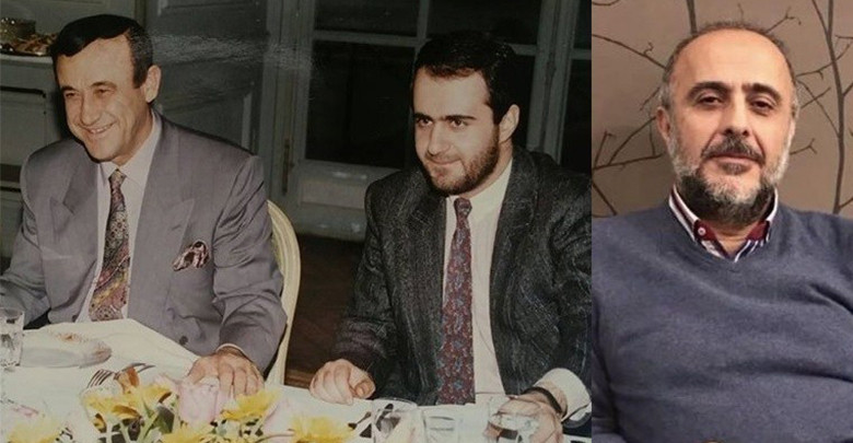 فراس الاسد مع والده رفعت الاسد /انترنت
