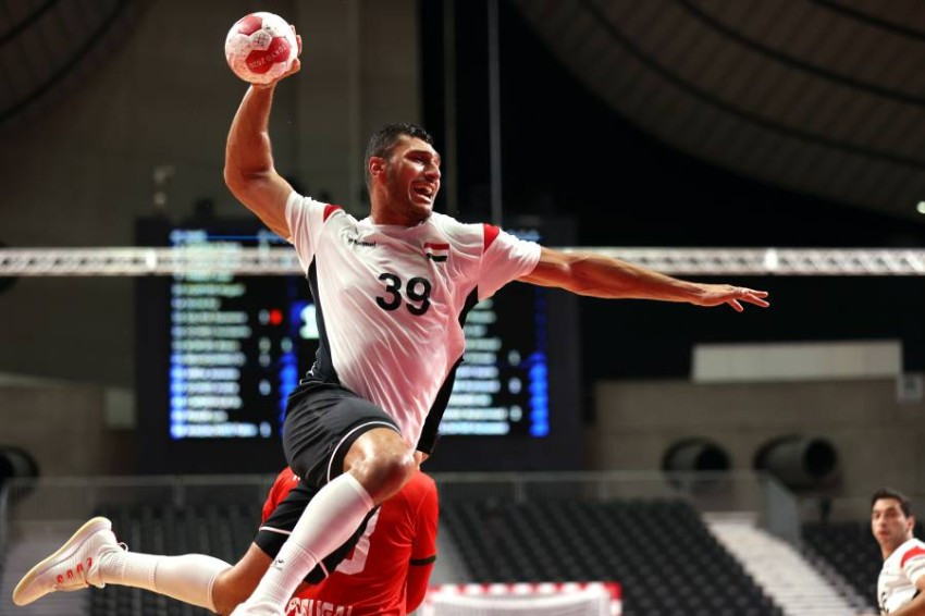 يحيى الدرع لاعب منتخب مصر. (إ ب أ)