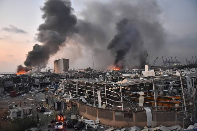 انفجار مرفأ بيروت