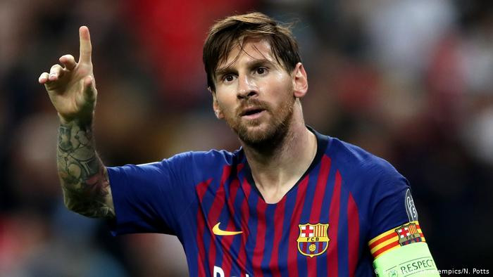 ليونيل مسي لاعب فريق برشلونة(انترنت)