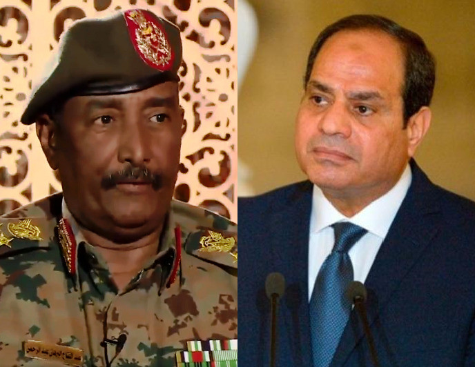 عن ماذا دار الحديث بين السيسي والبرهان