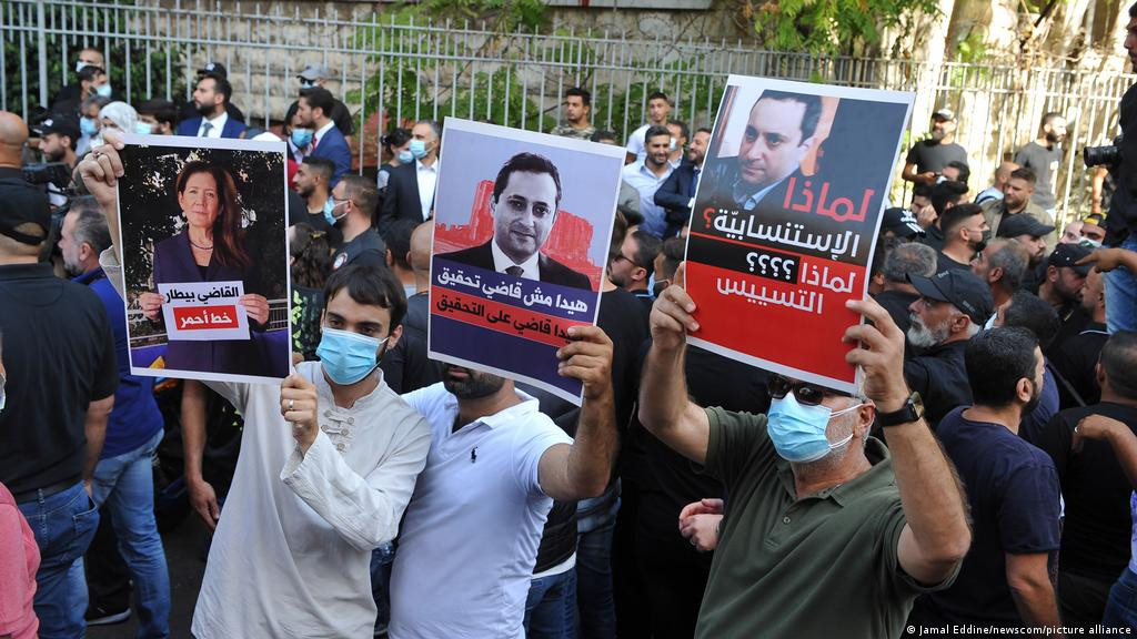 اهالي ضحايا انفجار المرفأ يحتجون _ارشيف