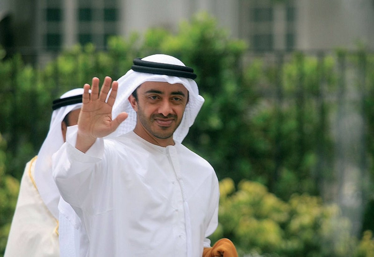 وزير خارجية الامارات عبد الله بن زايد في دمشق