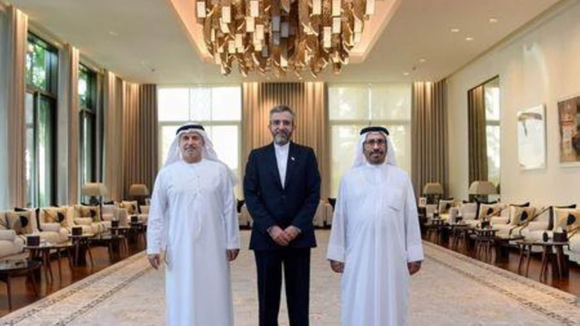 كبير المفاوضين النوويين بإيران يجري محادثات في الإمارات