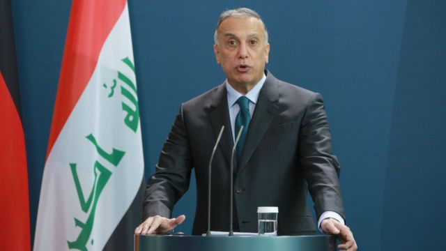 رئيس الوزراء العراقي مصطفى الكاظمي