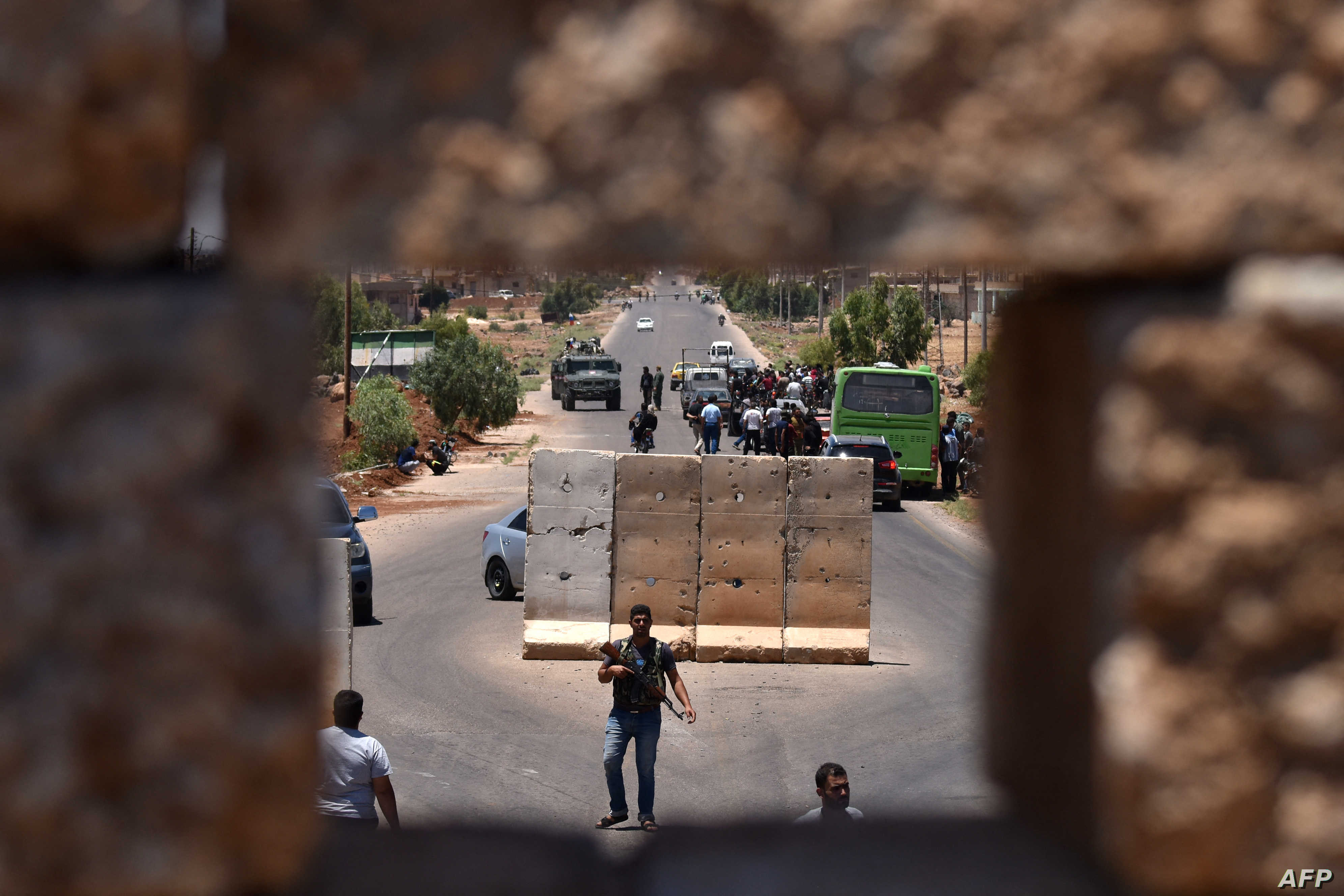 صورة من مدينة درعا (الحرة) عن AFP
