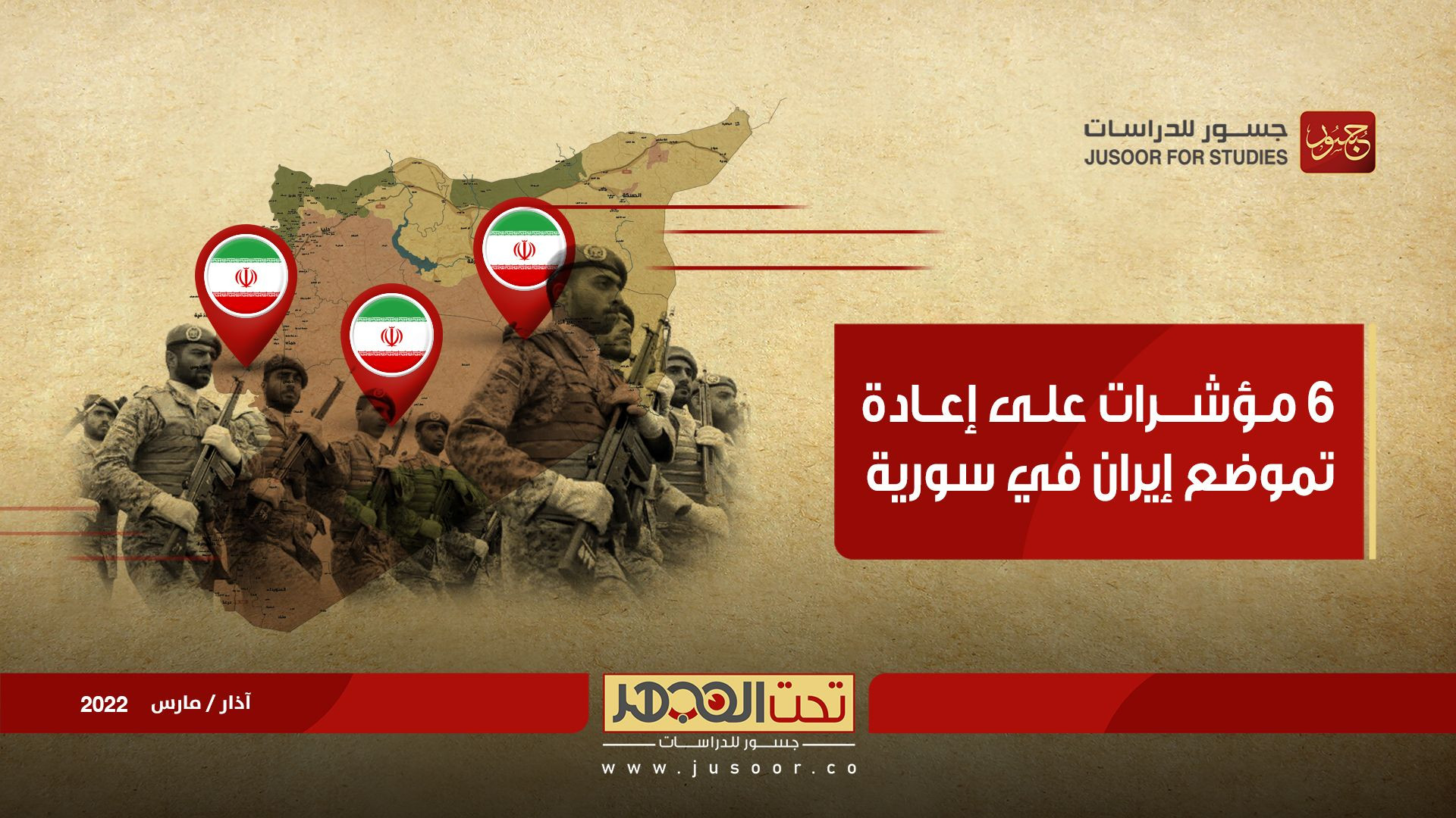 انفوغراف لمركز جسور للدراسات
