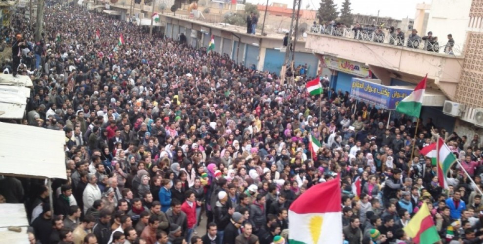 صورة لانتفاضة 12 آذار 2004 من القامشلي