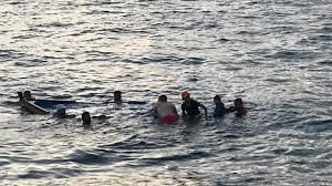 صورة تعبيرية عن مهادرين في البحر المتوسط