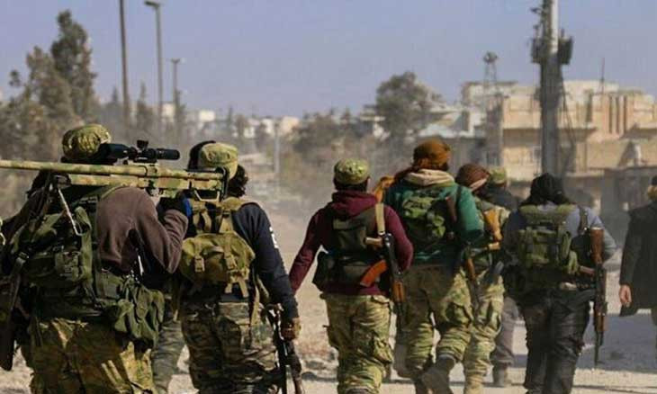 عناصر من الجبهة الوطنية للتحرير