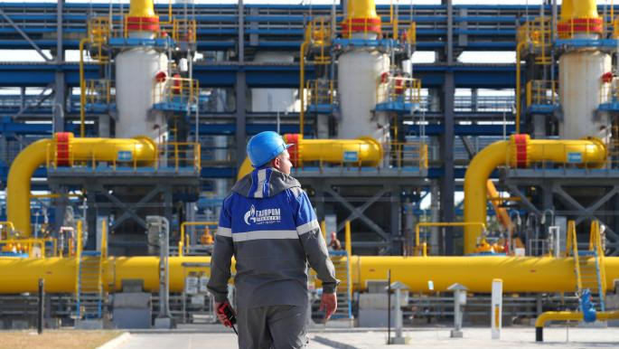 منشأة تابعة لشركة غاز بروم الروسية (Getty)