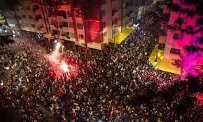 احتفالات المدن العربية بالانجاز الرياض المغربي