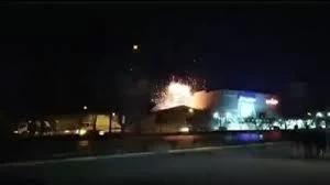 صورة ليلية لانفجار أصفهان