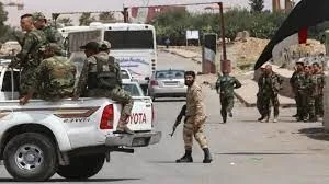 قوات للنظام السوري في محافظة درعا