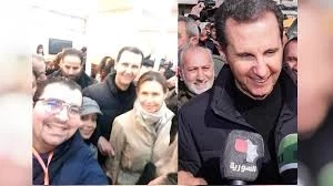 بشلر الأسد في دولة في حلب المنكوبة