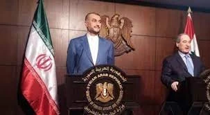 وزير خارجية أيران حسين أمير عبد اللهيان، ووزير خارجية النظام السوري فيصل المقداد