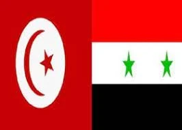علم تونس وعلم النظام السوري