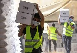 مساعدات اممية للنازحين في سوريا