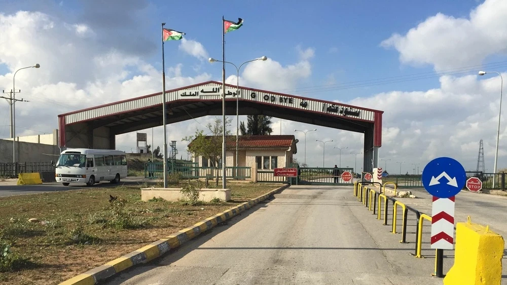 معبر حدودي بين الأردن وسوريا