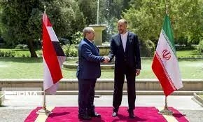 وزير الخارجية الايراني  حسين أمير عبد اللهيان