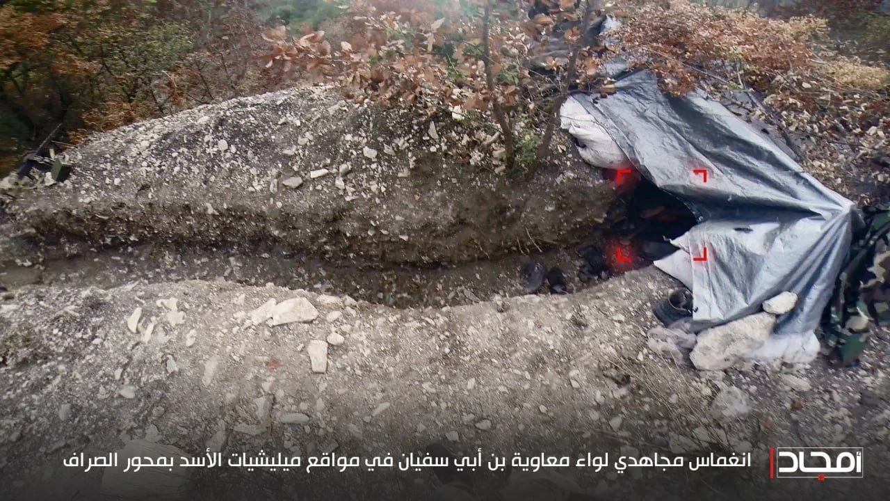 صورة من العملية الانغماسية لتحرير الشام