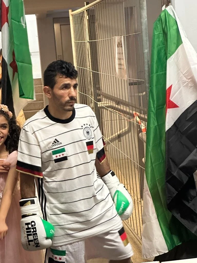 الملاكم السوري المهاجر في ألمانيا حيدر وردة - infomigrants