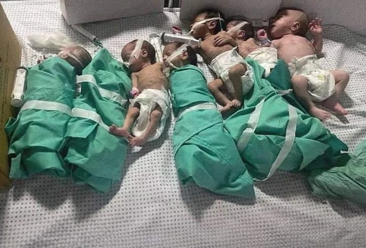 أطفال خدج في أحد مشافي غزة بعد نفاد الوقود