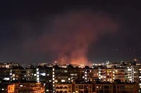 ضربة اسرائيلية على محيط جمشق