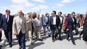 الأمين العام للأمم المتحدة أنطونيو غوتييش على حدود غزة