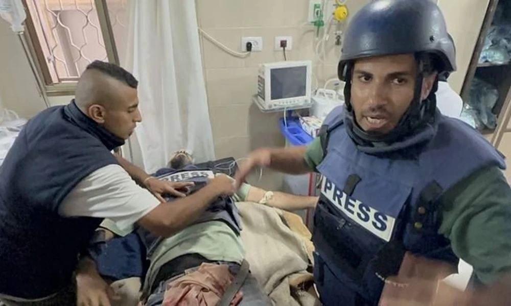 طاقم trt في غزة