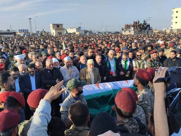 جنازة محمد فارس في اعزاز