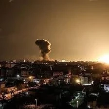 ضربة اسرائيلية على محيط حلب في سوريا