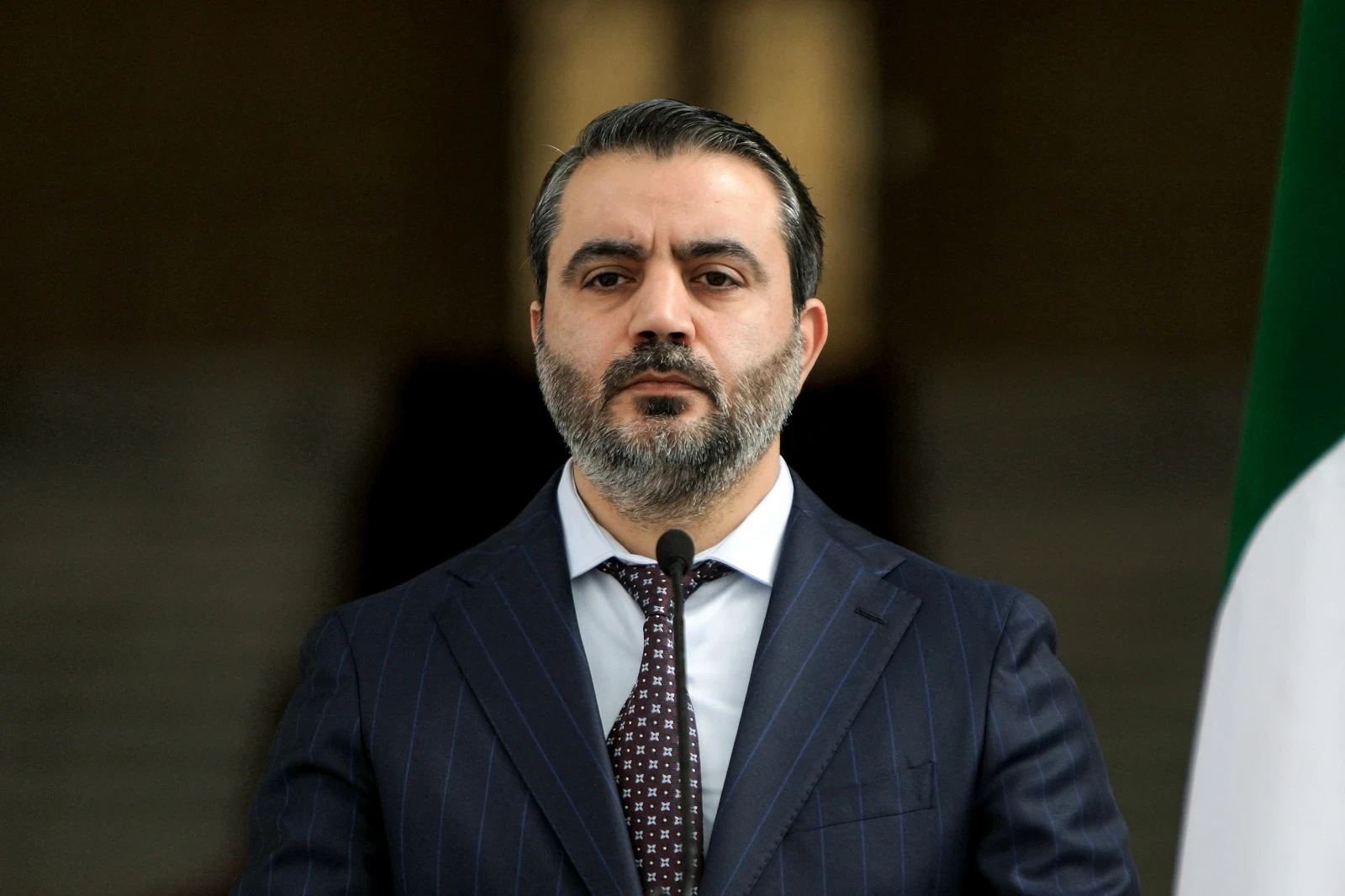 وزير الخارجية في الحكومة السورية الانتقالية أسعد الشيباني (أ.ف.ب)