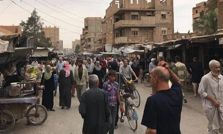 أحد أسواق دير الزور