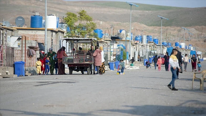 أحد مخيمات اللاجئين السوريين في العراق